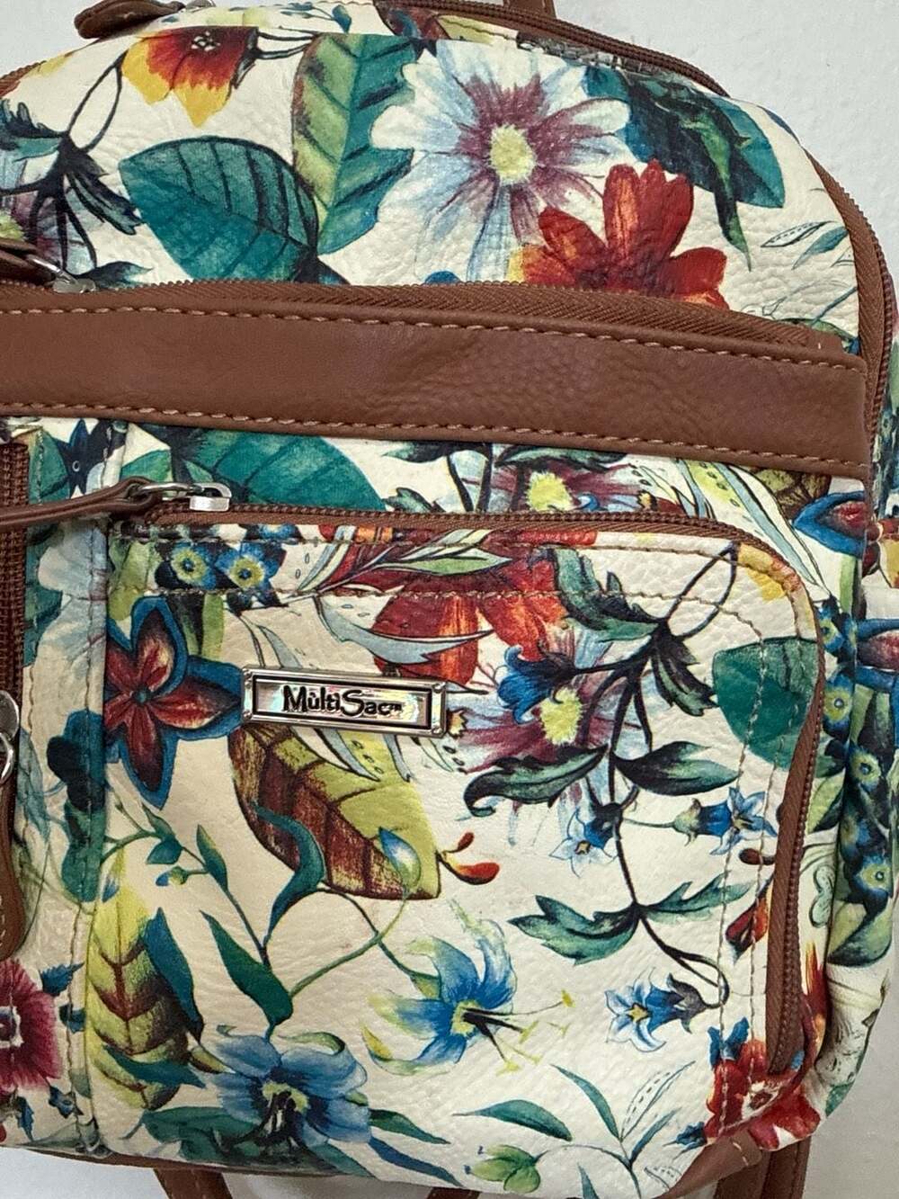 Multisac Adele Mini Backpack In Vienna Floral Pri… - image 2